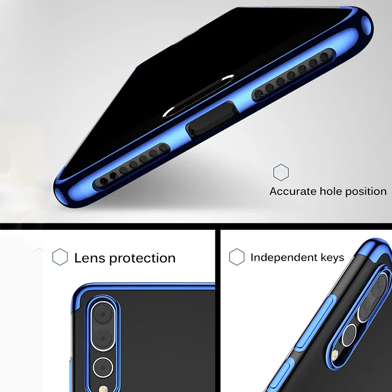 CAPAME чехол для huawei P20 Pro P10 P20Lite Мягкий силиконовый прозрачный телефона из ТПУ с