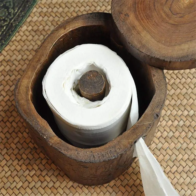

Wood Paper Towel Holder Wooden Hotel Toilet Creative Roll Holder Aluminum Bathroom Shelf Bathroom Shelves Set Simple