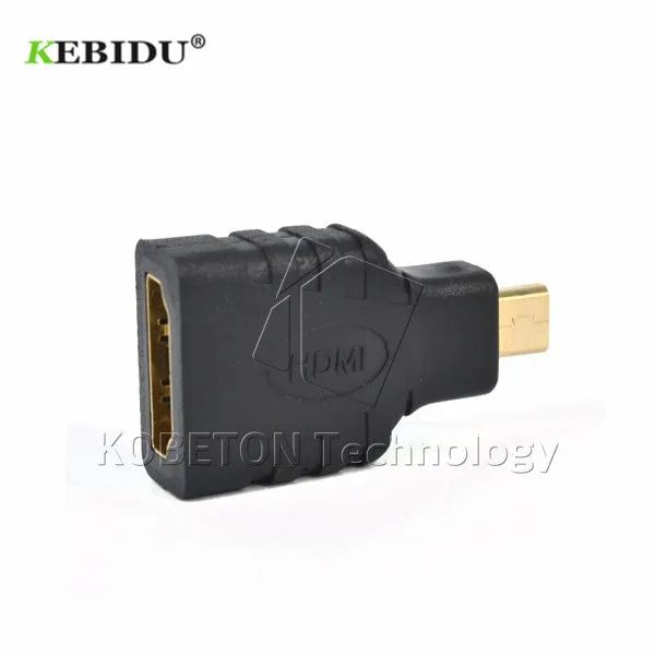 1 шт. позолоченный Женский к Micro Type D Мужской адаптер F/M Конвертер Разъем HD ТВ