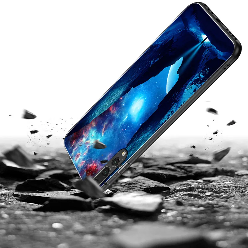 Светящийся чехол из закаленного стекла для huawei p20 p30 lite pro plus p 20 30 p20pro p30pro p20lite 2019 3d