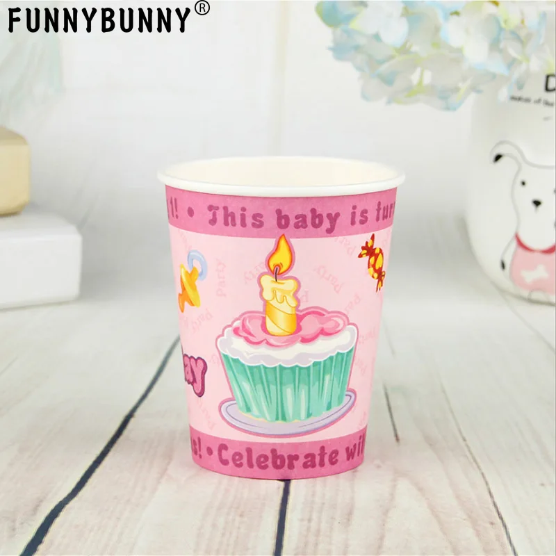 FUNNYBUNNY творческая принцесса дружба День Рождения Бумажные стаканчики