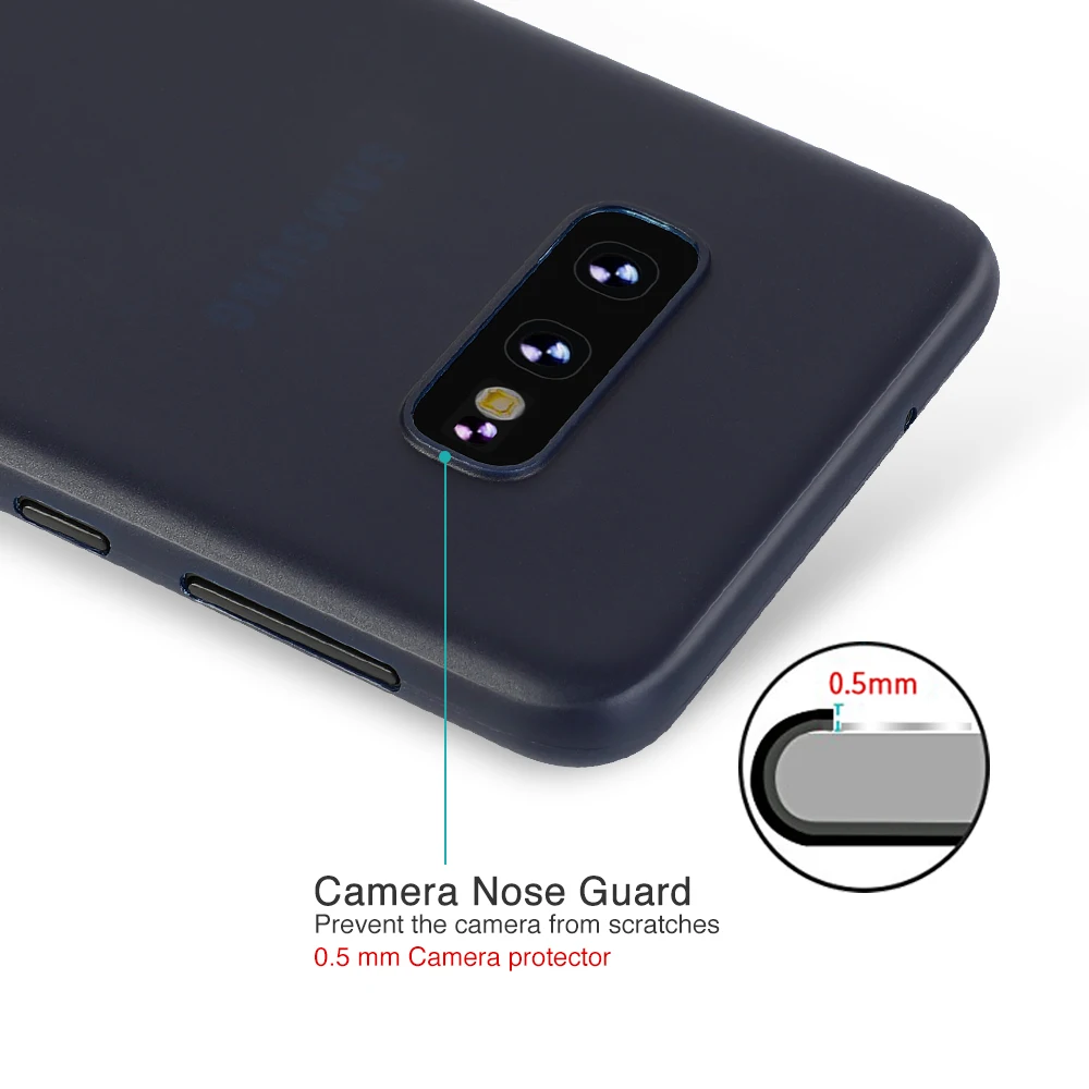 Чехол для samsung Galaxy S10e, ультратонкий 0,3 мм PP матовый чехол для samsung Galaxy S10e Тонкий чехол для телефона с защитой от отпечатков пальцев s10 e