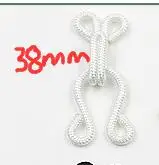 20 комплектов латунных застежек на крючок с тканевым покрытием бюстгальтер