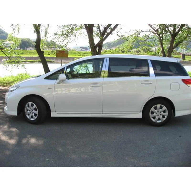 Lsrtw2017 окна автомобиля средний столб планки для toyota wish 2009 2010 2011 2012 2013