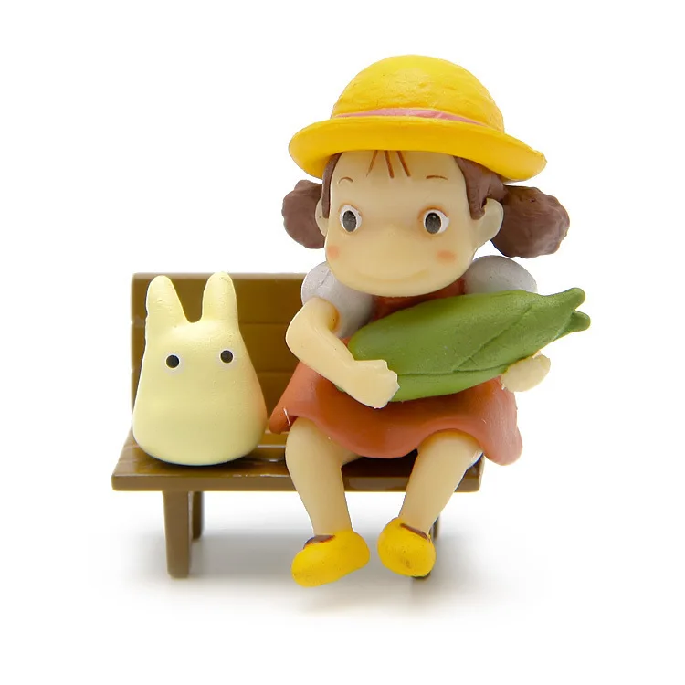 Kawaii мой NeighborTotoro Сяомэй держать кукурузная модель Фигурка Игрушки Хаяо миядзяки