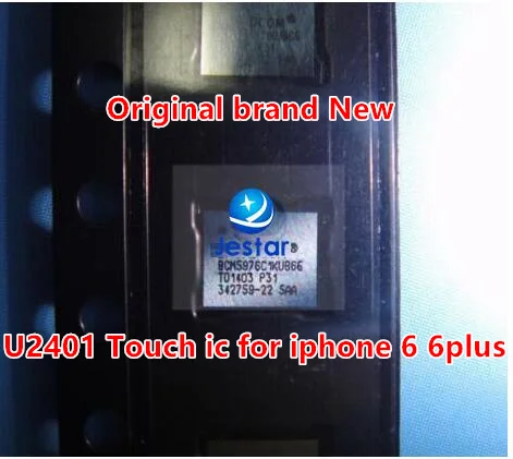 10 шт./лот U2401 BCM5976C1KUB6G BCM5976C crystal touch ic для Iphone 5s 6 + 6plus | Электронные компоненты и