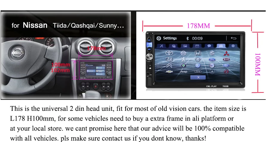 2 Din автомагнитола Bluetooth mirrorlink 2din Автомагнитола 7 ''MP5 плеер Автомобильный Монитор автомобильный аудио для камеры заднего вида пульт дистанционного управления