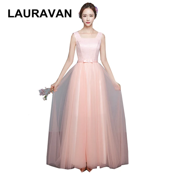 Персиковое цветное элегантное платье подружки невесты для особых случаев