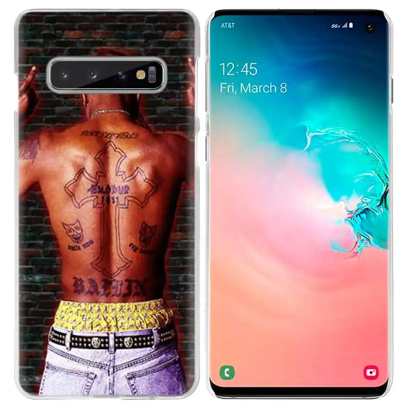 2Pac для телефона с изображением Тупака Амару Шакура чехол для samsung Galaxy S10 5G S10e S9 S8 M30 M20 M10 J4 J6 плюс J8 Note 8 9 прозрачный жесткий чехол для мобильного телефона - Цвет: 07