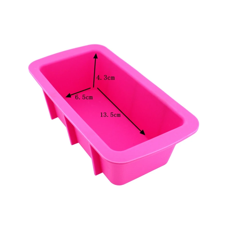 Nicole Silicone Soap Mold Rectangle Handmade Loaf Mould Soaps Making Tools | Дом и сад