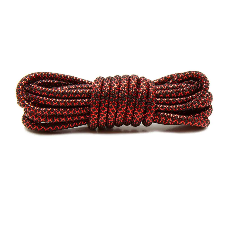 Бестселлер 2020 круглые шнурки 47 дюймов золотые металлические красочные для обуви