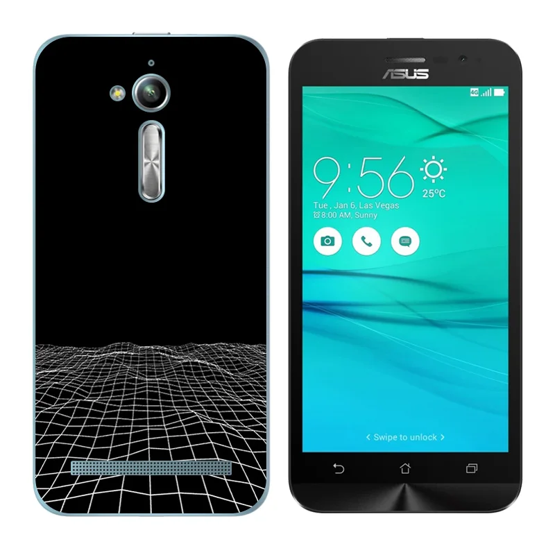 for Asus Zenfone Go ZB500KL ZB500KG Soft Case zenfone Silicon Cover Botanic Printing ZB500kl |