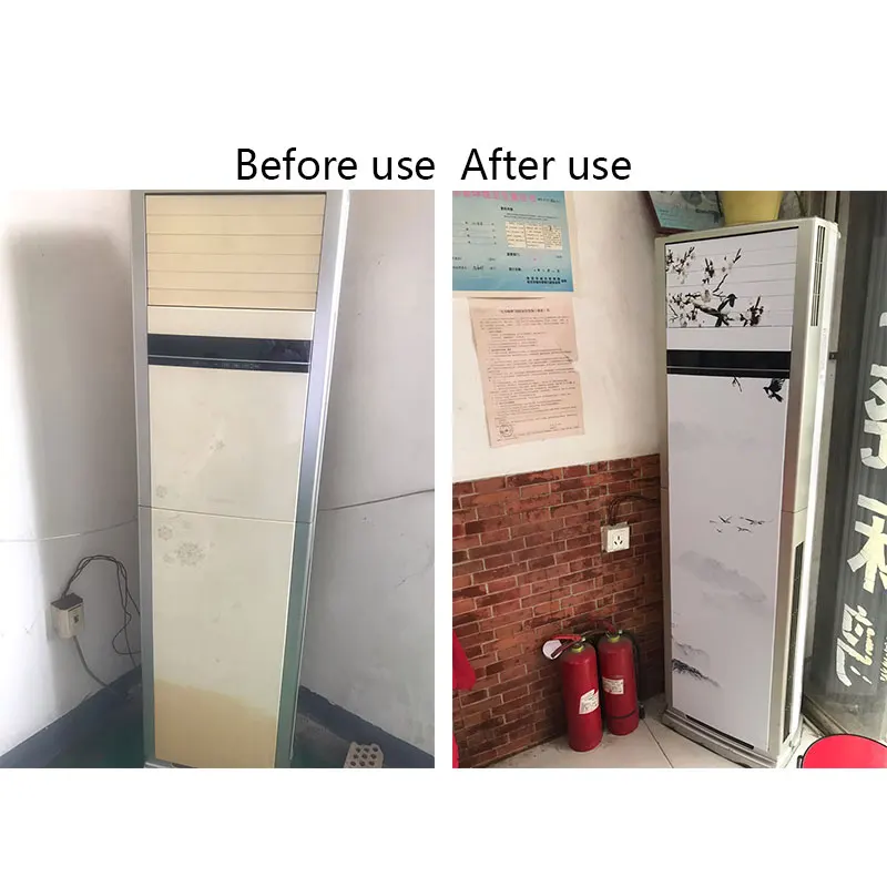 M настенные стеклянные ПВХ наклейки для дверей кондиционеры креативные шкафы