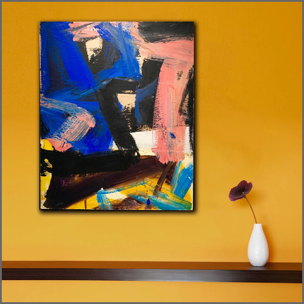 Настенные картины на холсте в провинции Франц клин картина для гостиной домашний