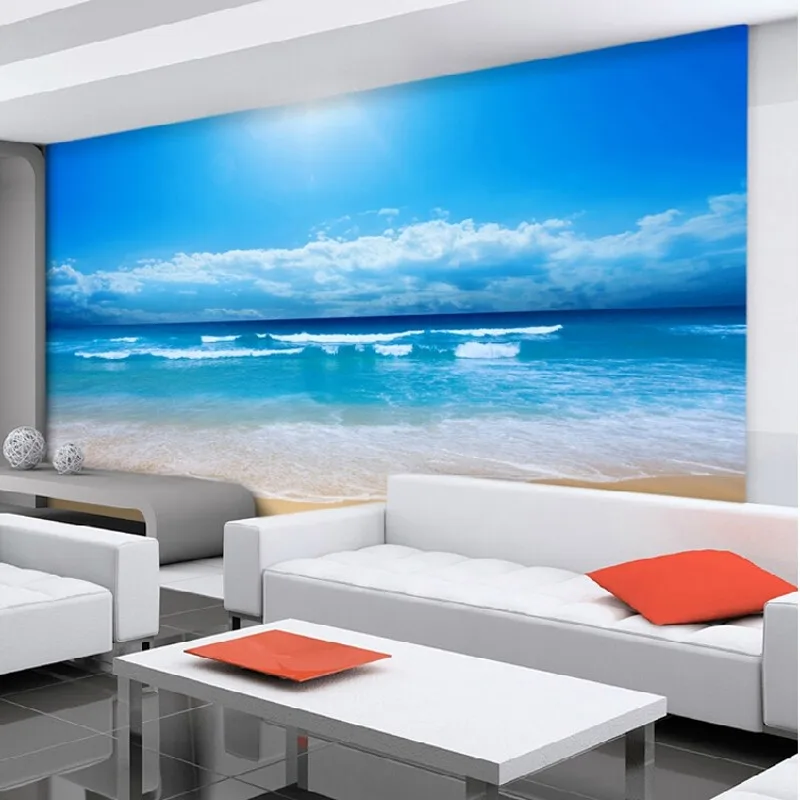 Объемная роспись на заказ Большой Настенный 3d фон для гостиной дивана фона под