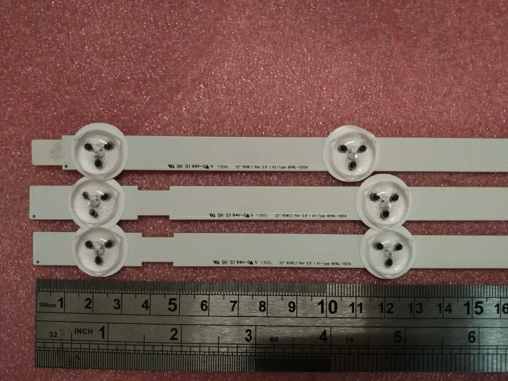 32&quotNew LED backlight bar (60*A1*7LEDs 30*A2*8LEDs) compatible (6916L 1204A 1105A 1437A) ( 6916L 1205A 1106A 1438A) 630mm |