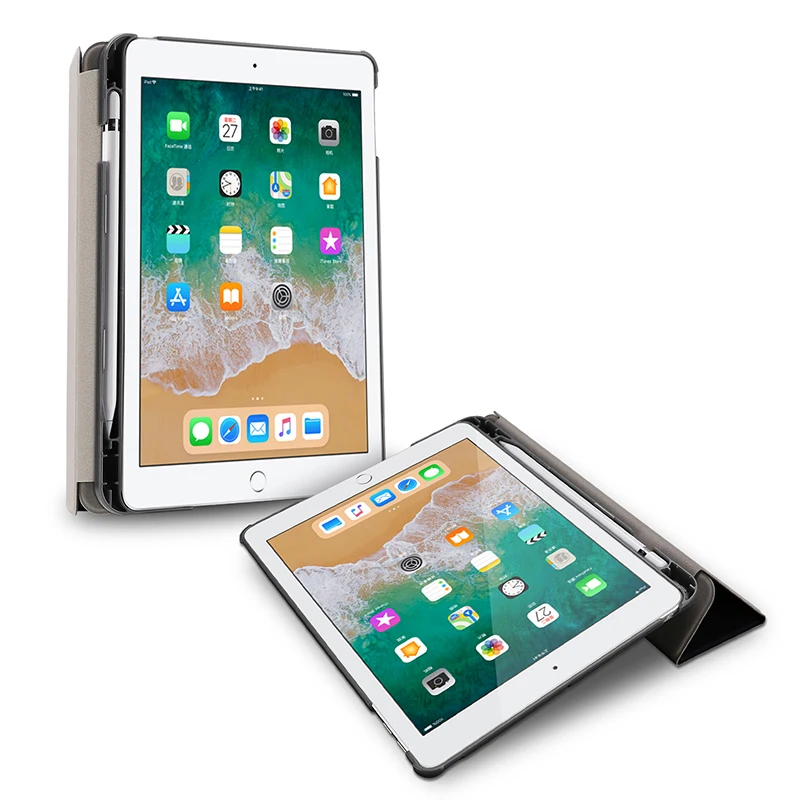 Кожаный смарт-чехол DUX DUCIS для iPad 9 7 2018 роскошный флип-чехол из поликарбоната 2017