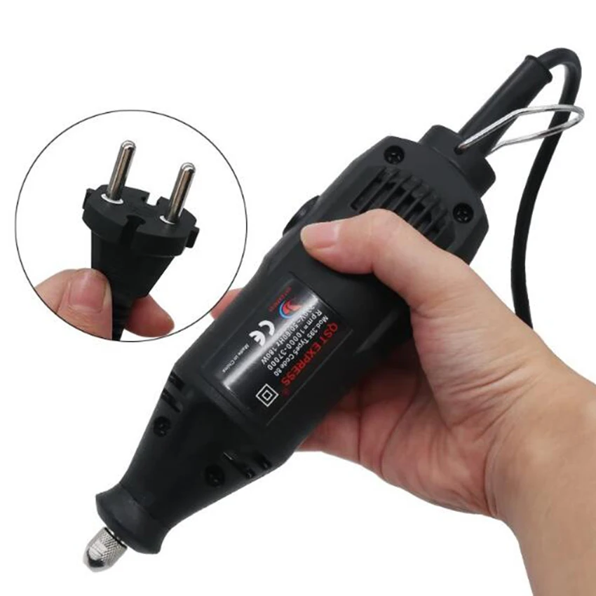 

Electric Rotary Tool Grinder Mini Drill Mini-mill Grinding Machine Engraving Pen Electric Drill DIY Drill Style New 180W