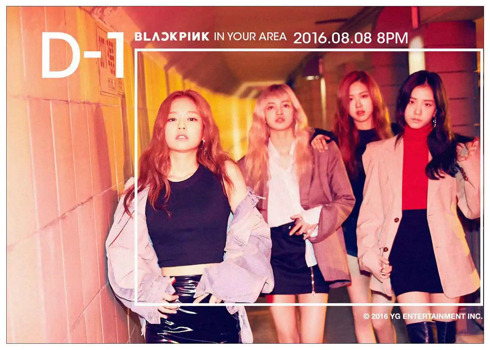 Kpop черные Розовые настенные плакаты Наклейки белая мелованная бумага принты живопись украшение дома гостиная спальня бар Домашний настенное искусство
