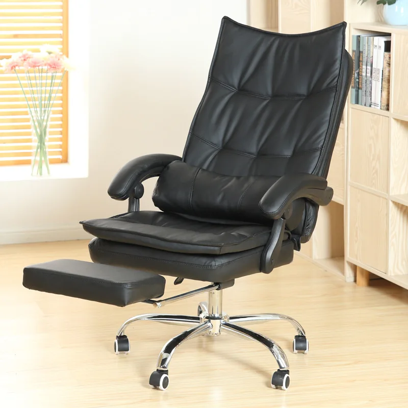 Lunch Break Reclining Office Chair Beauty Salons Lifted Swivel Thicken Cushion Multifunction Computer Five-star Feet | Мебель