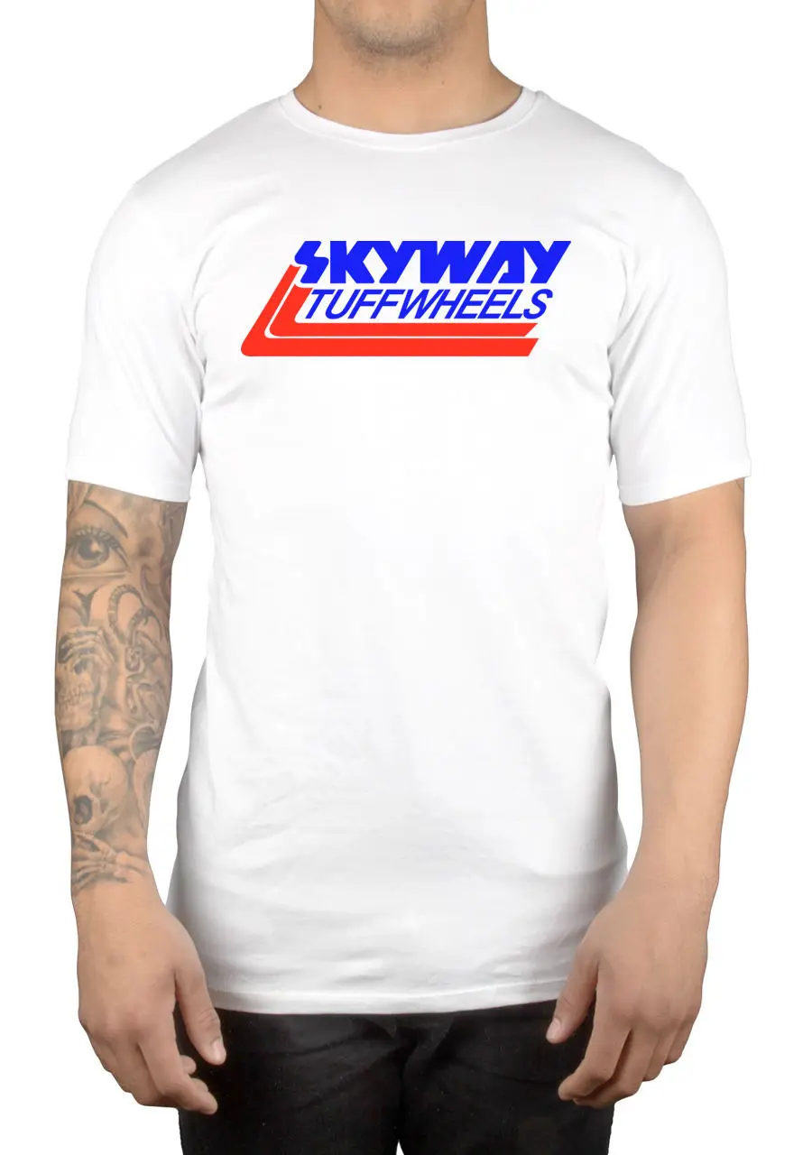 Skyway Tuff Wheels новая Ретро футболка BMX Cyclinger Bandit Biker Mongoose Мужская модная с круглым