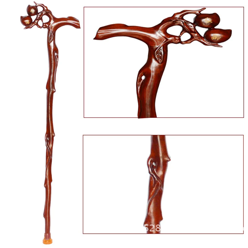 100% палочки из массива дерева для прогулок на улице палочка розового дедушка