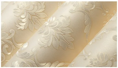 Beige Винтажный Классический Французский Современный 3D дама, настенная бумага в рулонах, обои в рулонах - Цвет: Beige