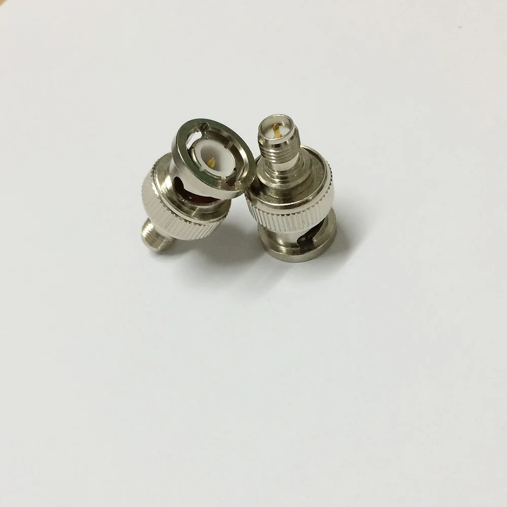 

2 Pcs RF Adapter RP SMA Female to BNC Male Nickel Plated Coax Connector Adapter