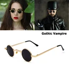 Солнцезащитные очки JackJad, Круглые, в стиле вампира, винтажные, 8019