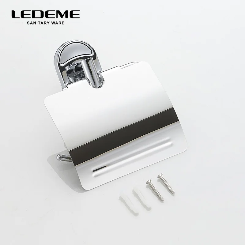 LEDEME Серебряный держатель из нержавеющей стали для туалетной бумаги ванной