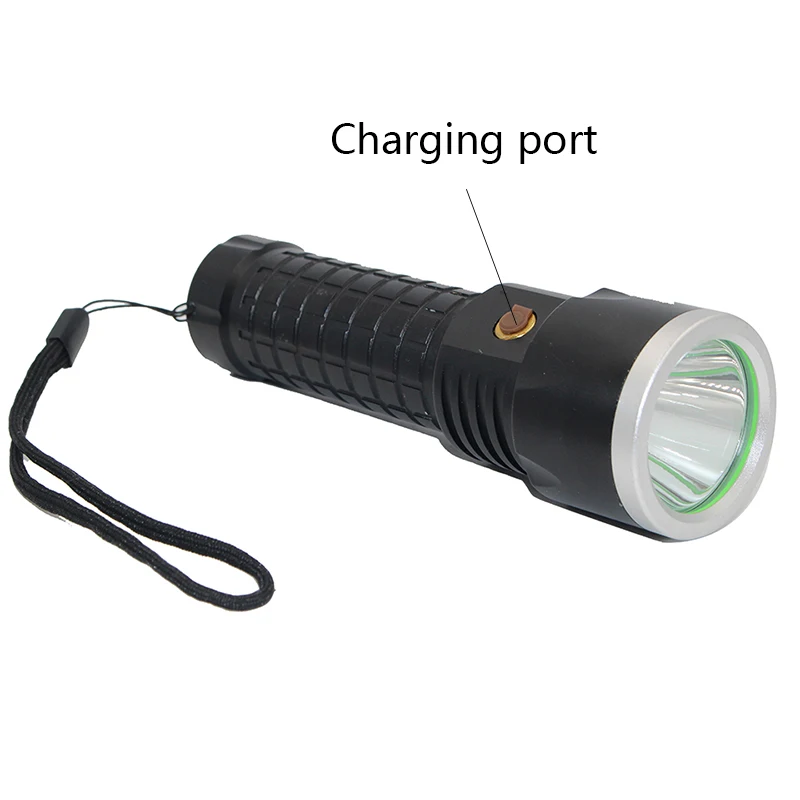 Портативный T6 LED flashlightrechargeable Увеличить факел 5 Режим CREE xm l вспышки света