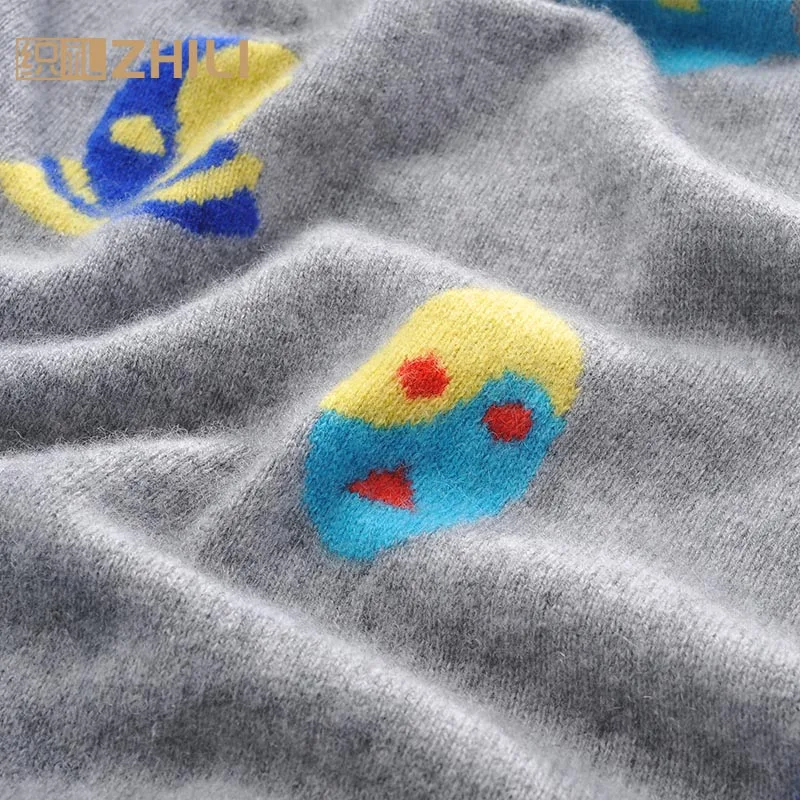 Женские Пуловеры 100% из чистого козьего кашемира новинка 2017 зимняя теплая длинная