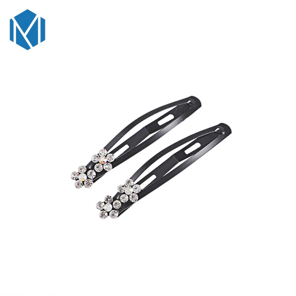 M MISM High Quality 2 Pcs/Lot Fashion Hair Clips For Girls Flowers Pins Cute Black Accessories Hot Sales Headwear | Украшения и
