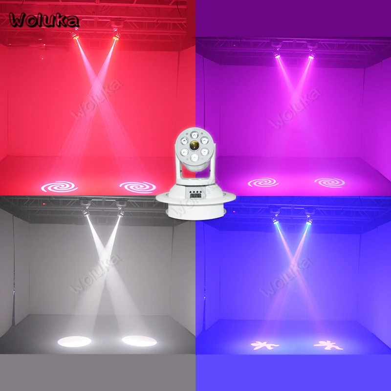 6 + 1 шаблон окрасветильник света движущаяся головка луч LED RGBW вечевечерние