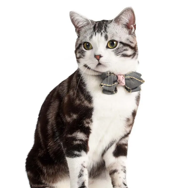 Lovely Bow-knot Pet Dog Cravat High Quality Strong Durable Collar for Small Dogs Wedding Party Puppy Solid Color Necklace 10E | Дом и сад