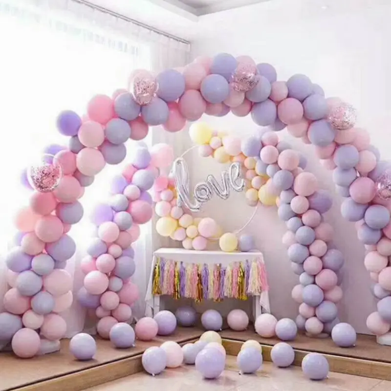 10 шт. 12 дюймов Macaron воздушные шары чистые цветные латексные шары воздушные шары Свадьба День Рождения Декор Globos Baby Shower День Рождения Шар