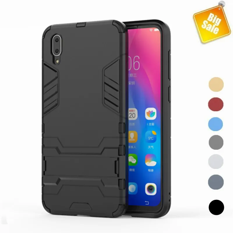 

For Vivo Y97 Case Cover Shockproof Bumper Robot Holder Stand Armor Hard Back Cover For Vivo Y97 Phone Case For Vivo Y97 Fundas
