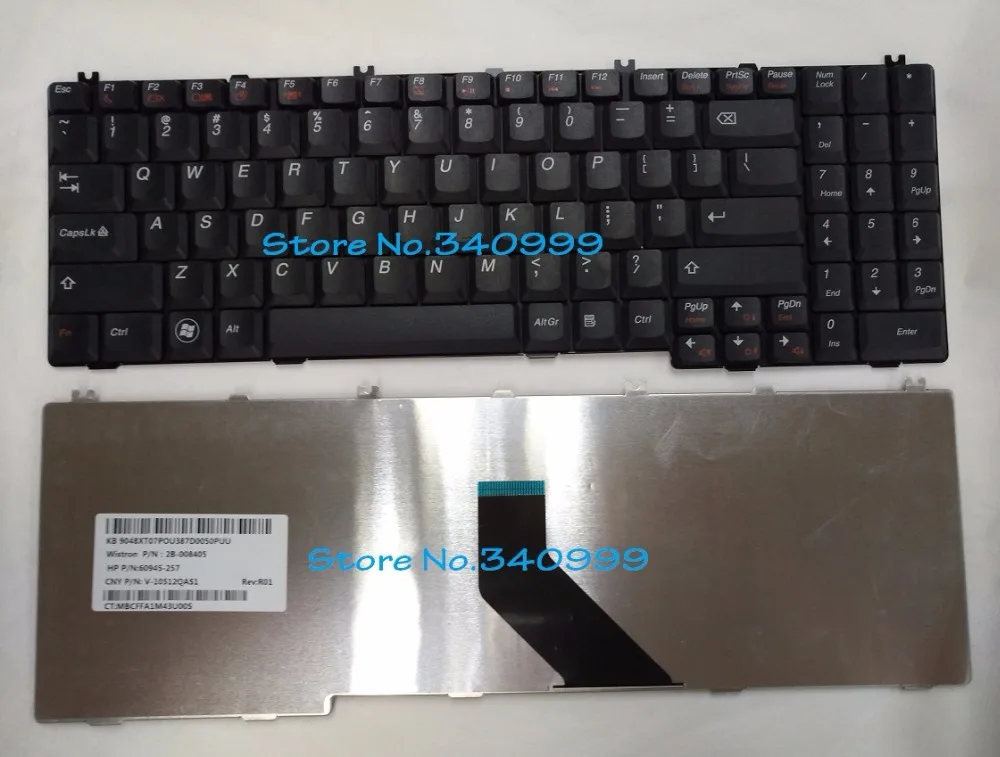 Бесплатная доставка новая клавиатура для ноутбука Lenovo G550 G550A G555 B550 B560 английская