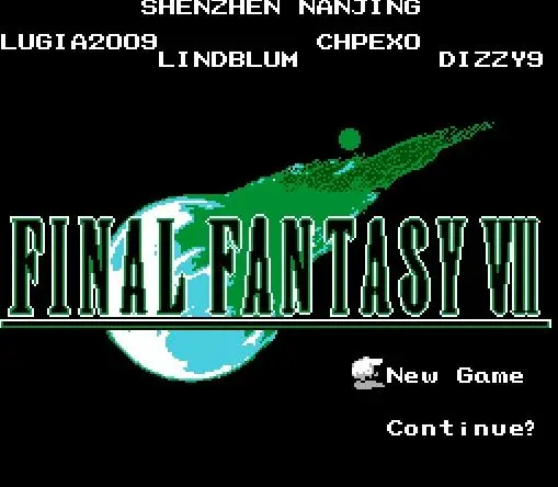 Final Fantacy VII 60 Pin игровая карта для 8 бит Subor игровой плеер