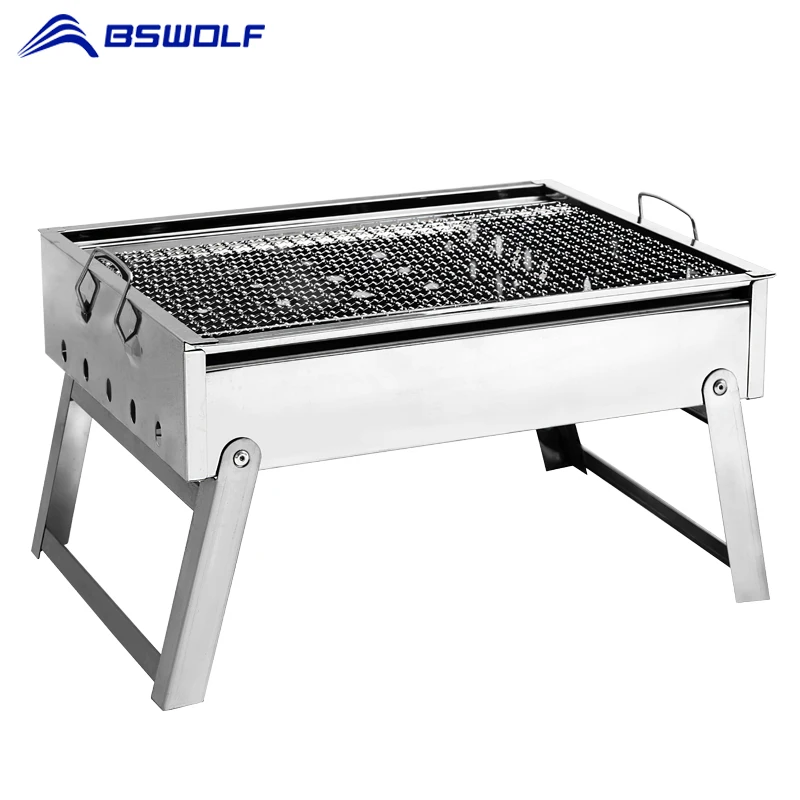 Уличная плита для кемпинга BSWolf утолщенная духовка из нержавеющей стали