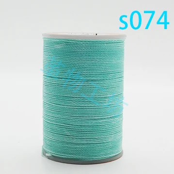 s074 Yule круглые цепочки из воска 0,45 Без свободной кожи Diy специальная линия 170 метров Кожа ремесло инструменты ручная швейная машинка вощеная нить - Цвет: s074