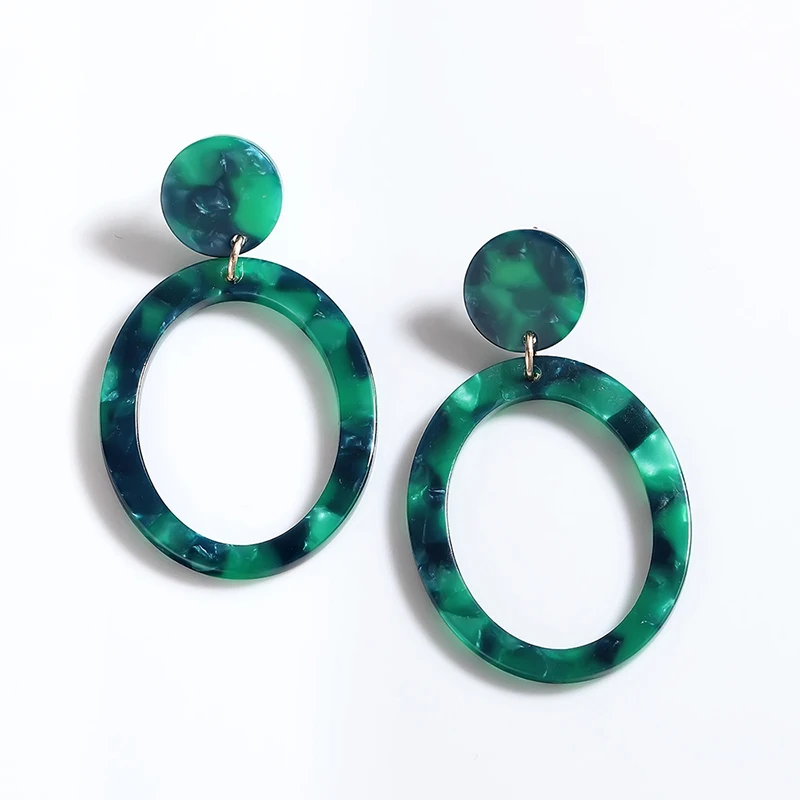 Trendy Brincos green Earrings For Female Drop Elegant Eardrop Jewelry Accessories oorbellen pendientes d'oreille | Украшения и