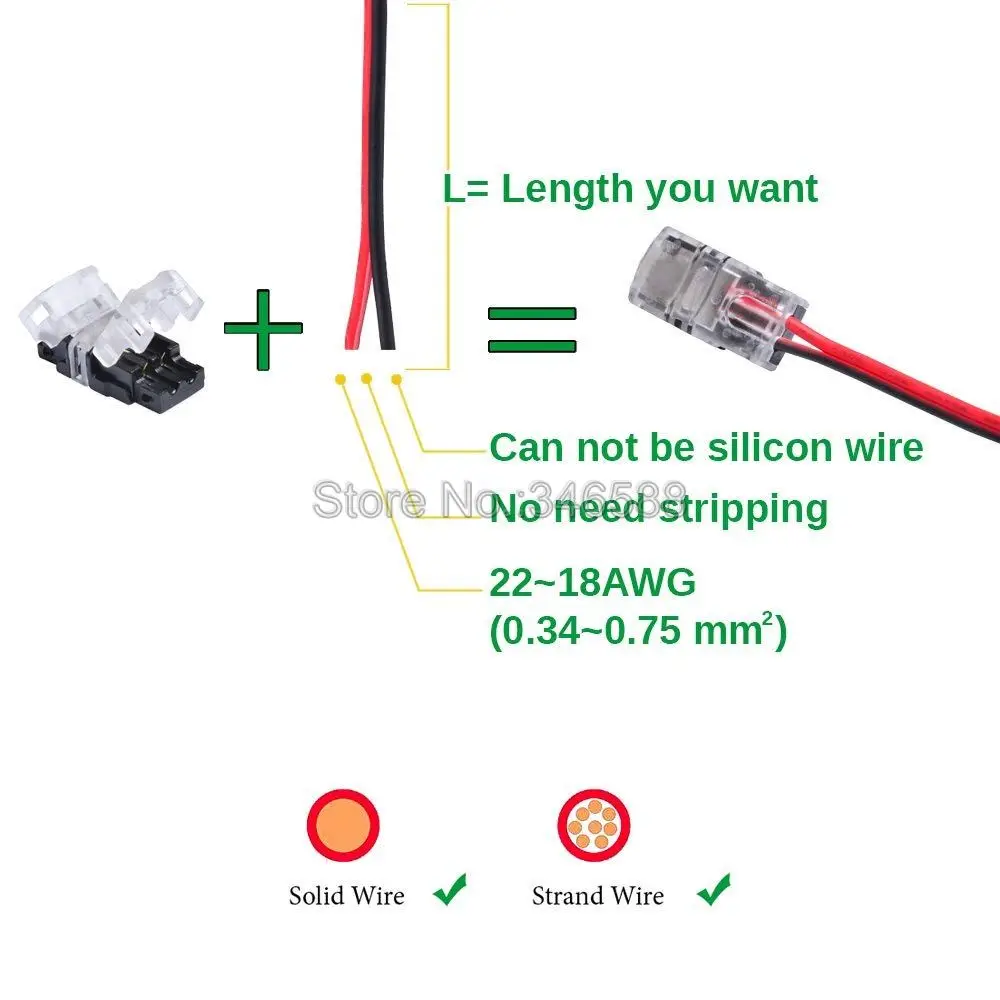 5 шт./лот 2Pin 3Pin 4Pin 5Pin светодиодные ленты Разъем для одного цвета RGB RGBW CCT цвет светодиодные ленты для подключения провода использовать терминалы