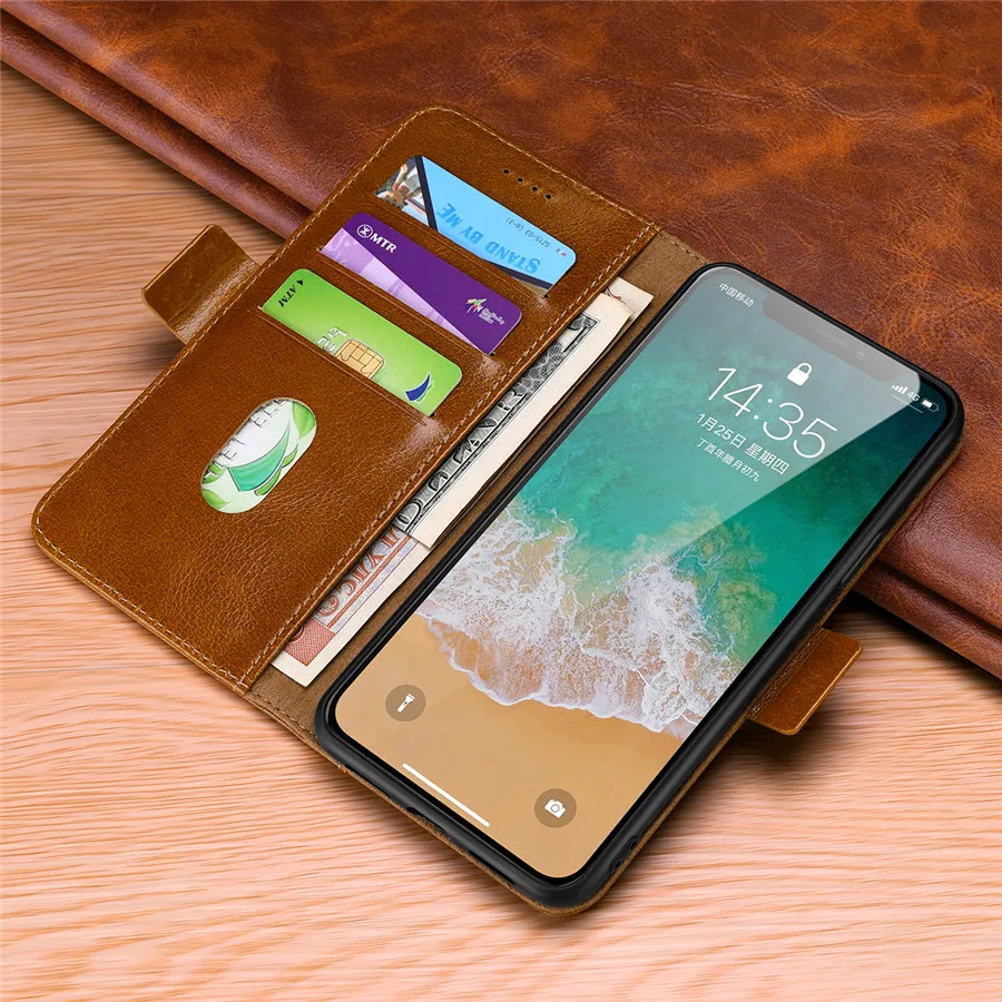 Роскошный чехол-книжка из натуральной кожи для Iphone 11 pro Max Xr X 8 7 6 6s Plus, Магнитный чехол-книжка для Iphone Xs Max 11
