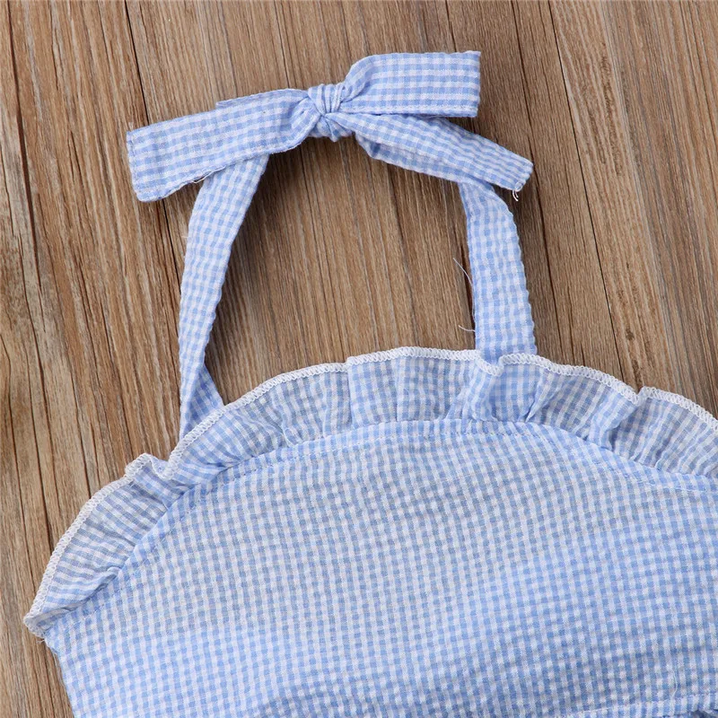 Emmababy/милый комплект летней одежды для детей из 2 предметов купальник-бикини с