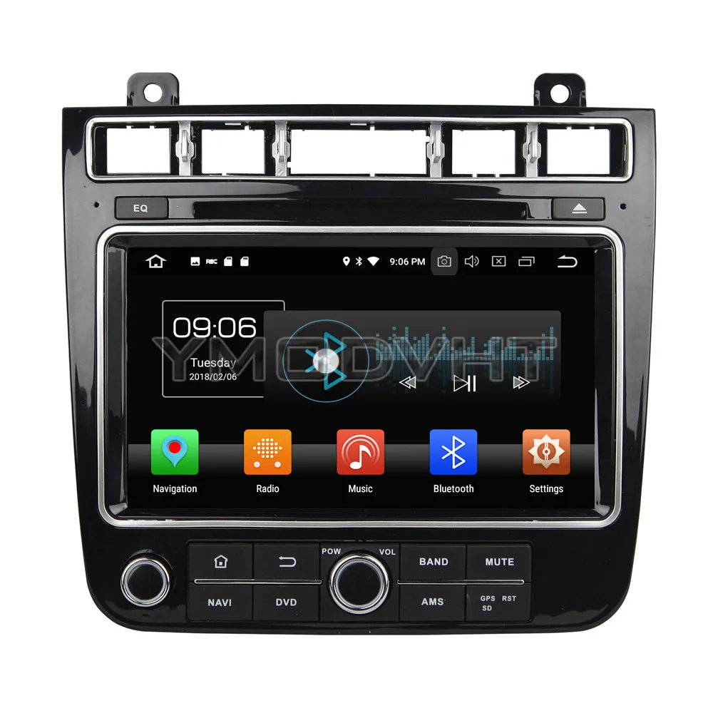 YMODVHT 8 дюймов Android 0 Восьмиядерный PX5 4 Гб ОЗУ 32 ПЗУ автомобильный DVD плеер Радио