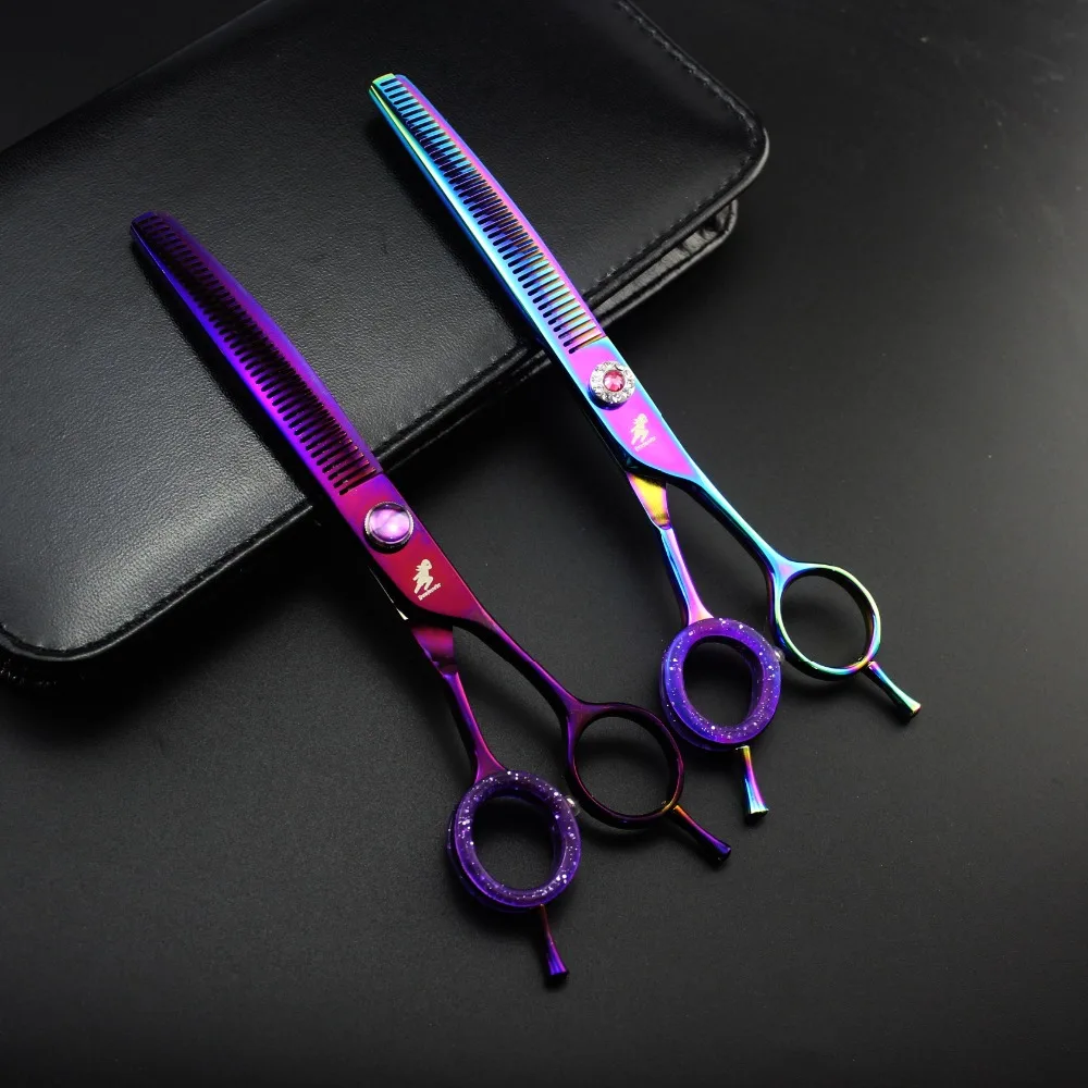 

Professional Shears Dog Pet Grooming 7.0inch Thinning Scissors Polishing Tool Animal Haircut Suppliers Instruments High Quality