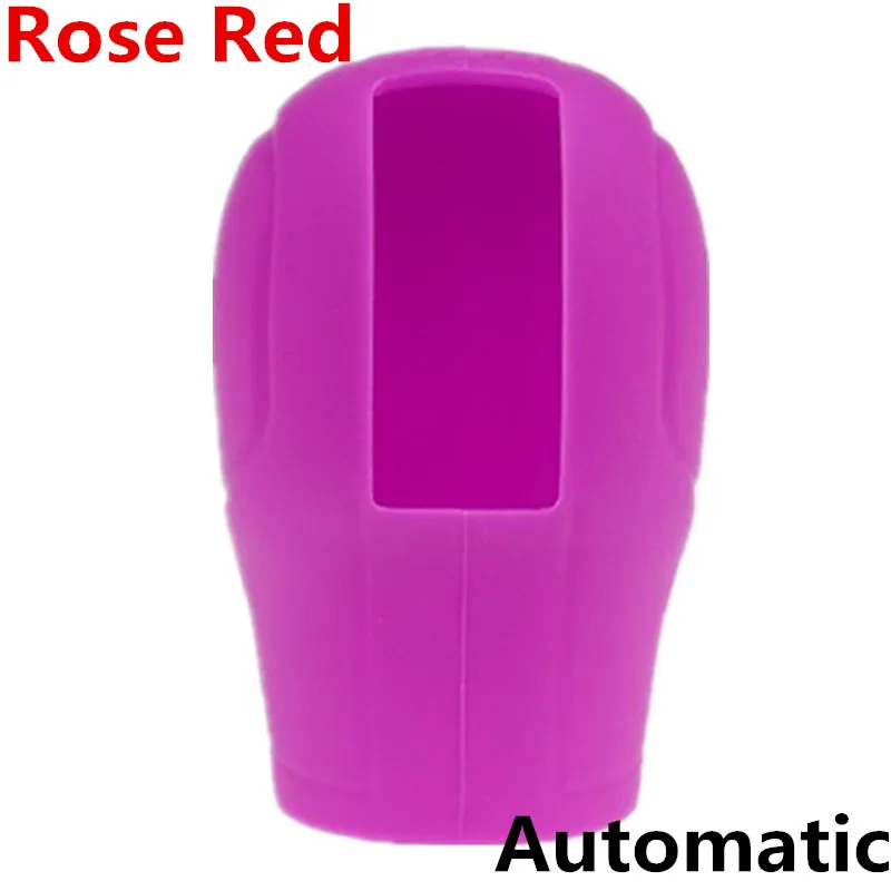 Pink Red Gear Автомобильный рычаг переключения передач, силиконовый чехол, чехол для ручного тормоза для VW Golf 6 GTI DSG Jetta Tiguan POLO BORA Passat B7 Tiguan Touran - Название цвета: Pink Red Gear