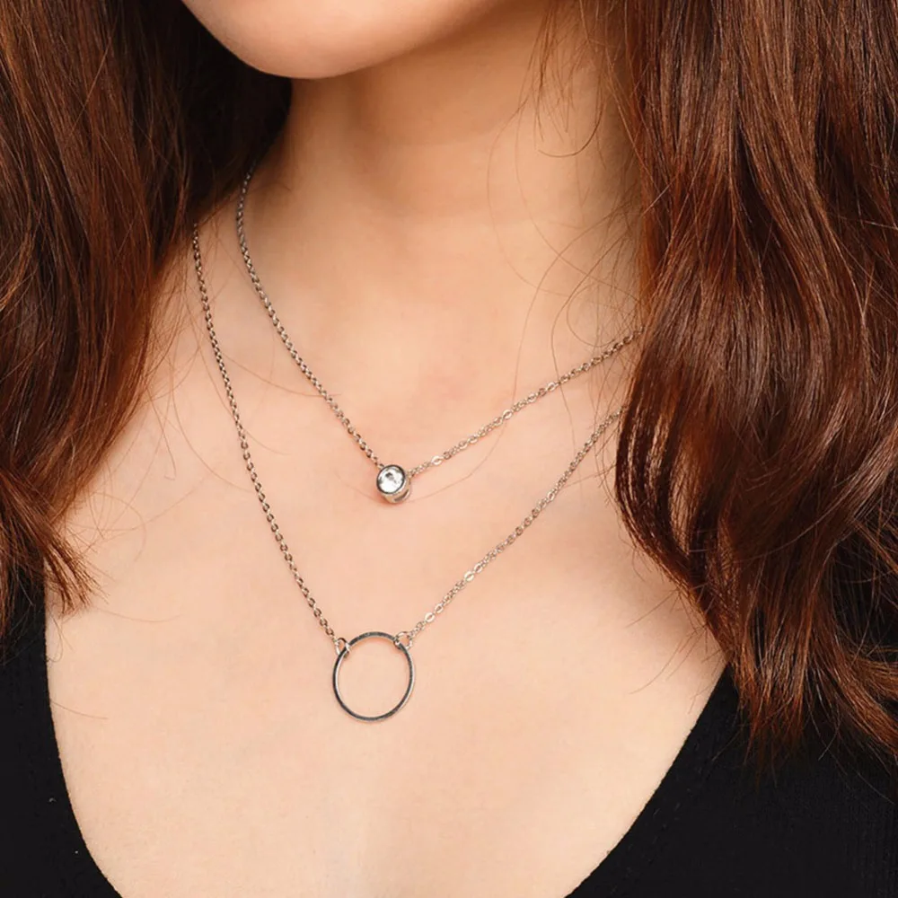 Лидер продаж 1 шт. Модное Новое поступление женская простая сплав горный хрусталь