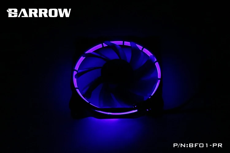 Курган BF01-PR RGB Aura PWM вентилятор радиатора, чехол для компьютера вентилятор, радиатор слива воды бесшумный 120*120*25 курган водяного охлаждения